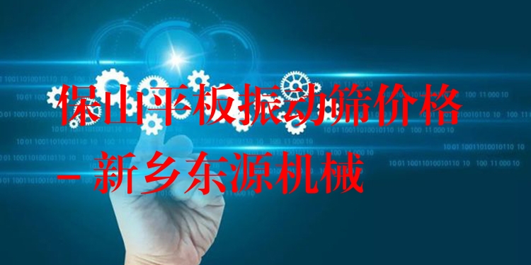 保山平板振動篩價格 - 新鄉(xiāng)東源機械