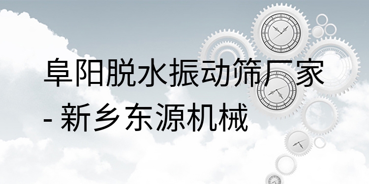 阜陽(yáng)脫水振動(dòng)篩廠家 - 新鄉(xiāng)東源機(jī)械