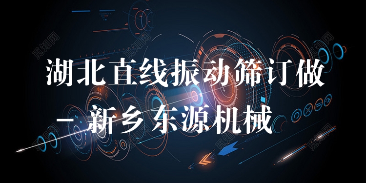 湖北直線振動(dòng)篩訂做 - 新鄉(xiāng)東源機(jī)械