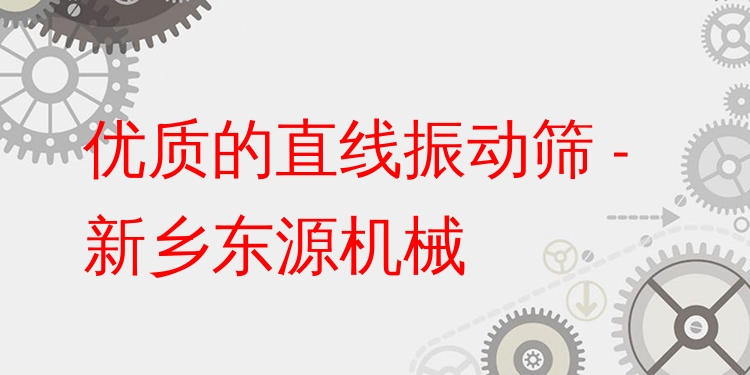 ***的直線振動(dòng)篩 - 新鄉(xiāng)東源機(jī)械
