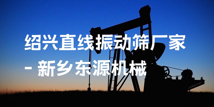 紹興直線振動篩廠家 - 新鄉(xiāng)東源機械