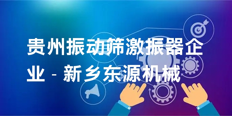 貴州振動(dòng)篩激振器企業(yè) - 新鄉(xiāng)東源機(jī)械