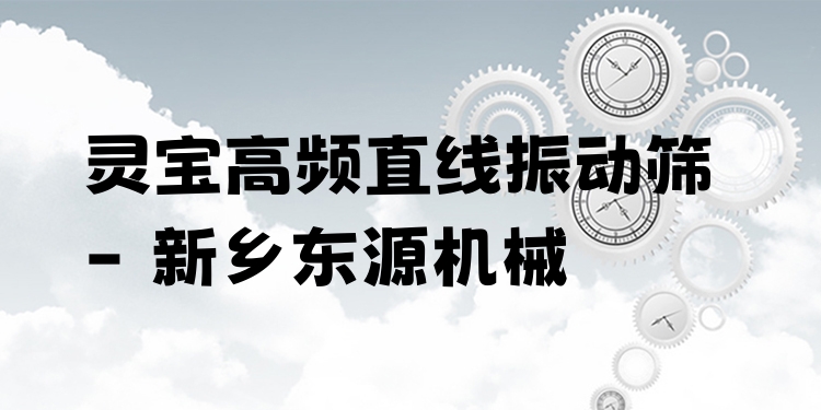 靈寶高頻直線振動篩 - 新鄉(xiāng)東源機(jī)械