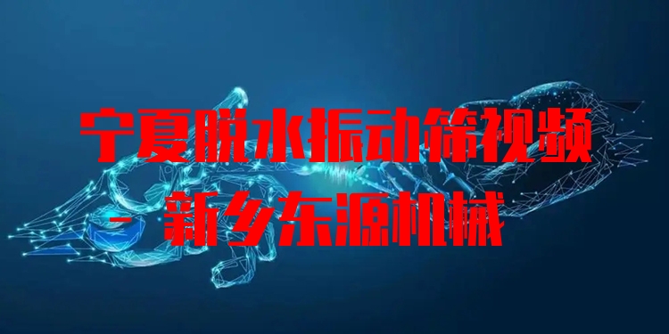 寧夏脫水振動(dòng)篩視頻 - 新鄉(xiāng)東源機(jī)械