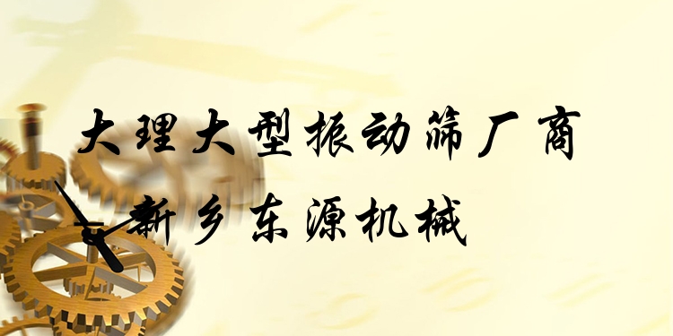 大理大型振動(dòng)篩廠商 - 新鄉(xiāng)東源機(jī)械