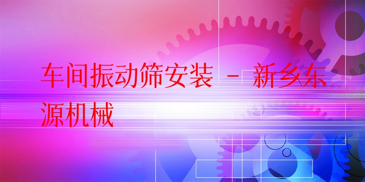 車間振動篩安裝 - 新鄉(xiāng)東源機(jī)械