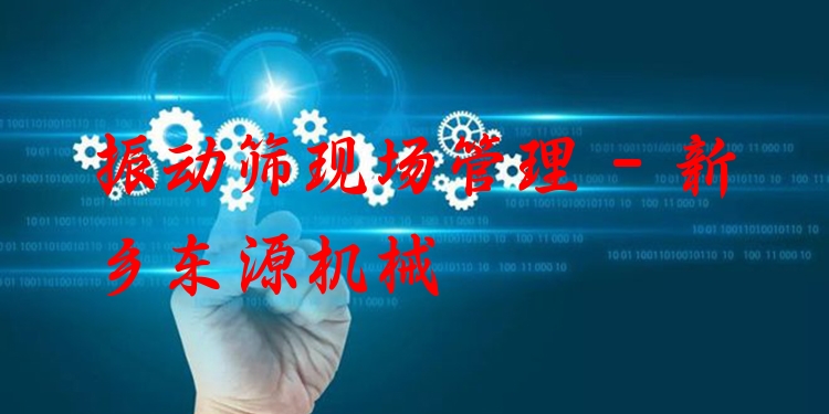 振動篩現(xiàn)場管理 - 新鄉(xiāng)東源機(jī)械